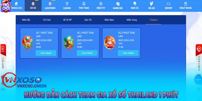 Hướng Dẫn Cách Tham Gia Xổ Số Thailand 1 Phút