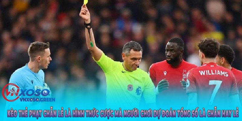 Kèo thẻ phạt chẵn lẻ là hình thức cược mà người chơi dự đoán tổng số là chẵn hay lẻ