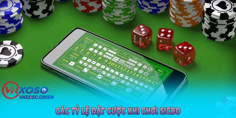 Các tỷ lệ đặt cược khi chơi sicbo